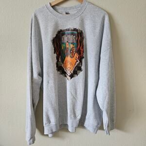 Western Punchy Plus Size Crew Sweater 3XL